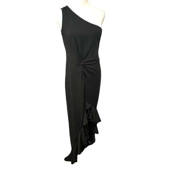 New! Black One Shoulder Dress Sz 2XL - Picture 1 of 6